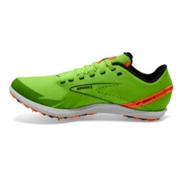 BROOKS Unisex Draft XC Spike - Green Grecko/Red Orange/White- Regular (D) -Sports Shoe Store 100039 308 M Draft XC