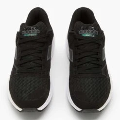 Diadora Women's Mythos Blushield Vortice 8 Running Shoe - Black/White-Regular (B) -Sports Shoe Store 101.179077 C7406 50 HR