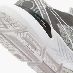 Diadora Women's Mythos BlushieldVolo 3 Glam Running Shoe - Silver DD/White - Regular (B) -Sports Shoe Store 101.179086 C1379 25 HR