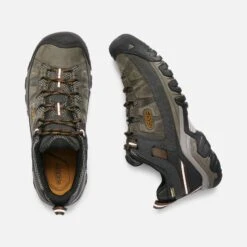 Keen Men's Targhee III Leather Waterproof Hiking Shoe - Black Olive/Golden Brown - Regular (D) 7 Keen Men's Targhee III Leather Waterproof Hiking Shoe - Black Olive/Golden Brown - Regular (D) -Sports Shoe Store 1017784 PLD PDP