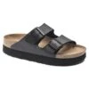 Birkenstock Arizona Platform Vegan - Birko Flor Black- Medium/Narrow 1 Birkenstock Arizona Platform Vegan - Birko Flor Black- Medium/Narrow -Sports Shoe Store 1018520