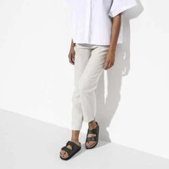 Birkenstock Arizona Platform Vegan - Birko Flor Black- Medium/Narrow -Sports Shoe Store 1018520 f look f