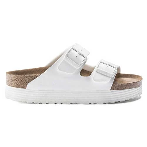 Birkenstock Arizona Platform Vegan - White- Medium/Narrow 4 Birkenstock Arizona Platform Vegan - White- Medium/Narrow - Image 2