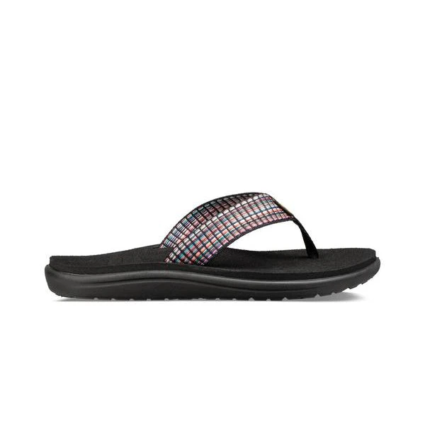 Teva Women's Voya Flip Sandal - Bar Street Multi Black- Regular (B) 3 Teva Women's Voya Flip Sandal - Bar Street Multi Black- Regular (B)