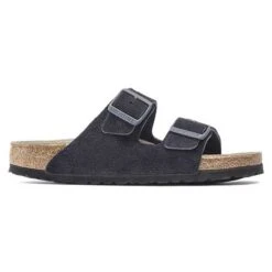 Birkenstock Arizona Suede Soft Footbed -Midnight- Medium/Narrow -Sports Shoe Store 1020716 side