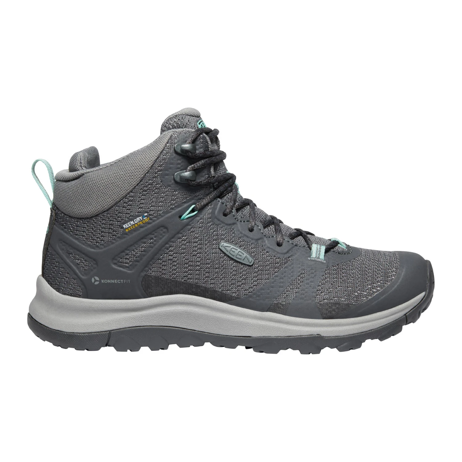 Keen Women's Terradora II Mid Waterproof Hiking Boot - Magnet/Ocean Wave - Regular (B) 3 Keen Women's Terradora II Mid Waterproof Hiking Boot - Magnet/Ocean Wave - Regular (B)