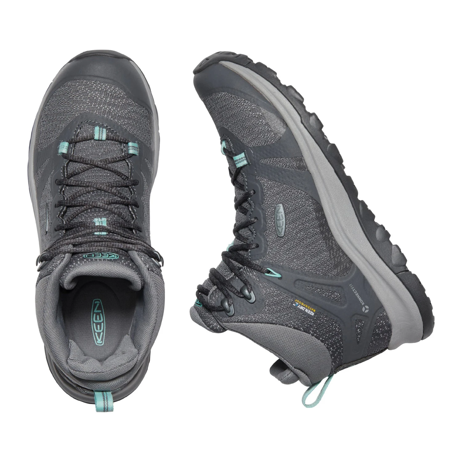 Keen Women's Terradora II Mid Waterproof Hiking Boot - Magnet/Ocean Wave - Regular (B) 6 Keen Women's Terradora II Mid Waterproof Hiking Boot - Magnet/Ocean Wave - Regular (B) - Image 4