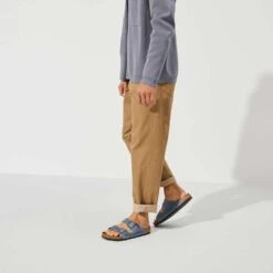 Birkenstock Arizona SFB Oil Leather Sandal - Dusty Blue - Regular/Wide 15 Birkenstock Arizona SFB Oil Leather Sandal - Dusty Blue - Regular/Wide -Sports Shoe Store 1022477 f look m