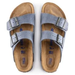 Birkenstock Arizona SFB Oil Leather Sandal - Dusty Blue - Regular/Wide 13 Birkenstock Arizona SFB Oil Leather Sandal - Dusty Blue - Regular/Wide -Sports Shoe Store 1022477 top