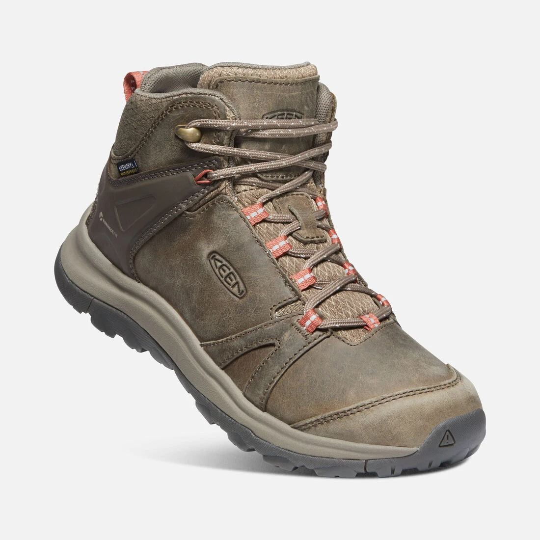 Keen Women's Terradora II Leather Mid Waterproof Boots - Brindle/Redwood - Regular (B) 4 Keen Women's Terradora II Leather Mid Waterproof Boots - Brindle/Redwood - Regular (B) - Image 2