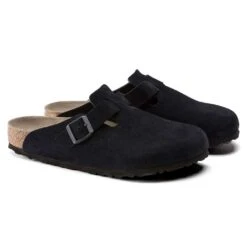 Birkenstock Women's Boston Soft Footbed - Midnight - Regular 8 Birkenstock Women's Boston Soft Footbed - Midnight - Regular -Sports Shoe Store 1023865 pair
