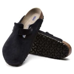 Birkenstock Women's Boston Soft Footbed - Midnight - Regular 9 Birkenstock Women's Boston Soft Footbed - Midnight - Regular -Sports Shoe Store 1023865 sole