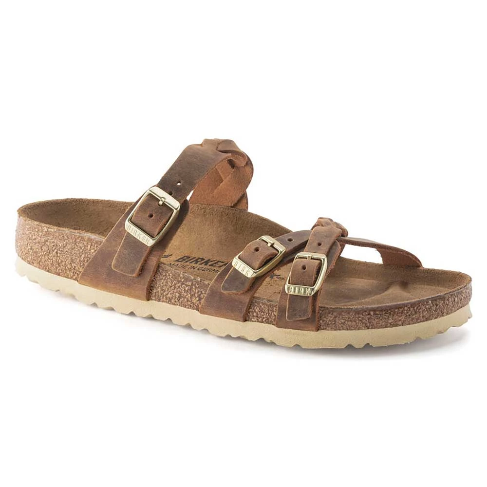 Birkenstock Women's Franca Oiled Leather Sandal - Cognac - Regular/Wide 3 Birkenstock Women's Franca Oiled Leather Sandal - Cognac - Regular/Wide