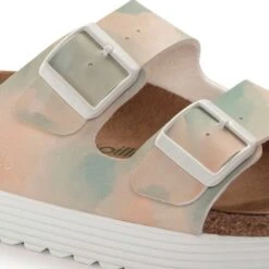 Birkenstock Women's Arizona Platform Sandal- Watercolor Pink- Medium/Narrow 11 Birkenstock Women's Arizona Platform Sandal- Watercolor Pink- Medium/Narrow -Sports Shoe Store 1024597 detail 1