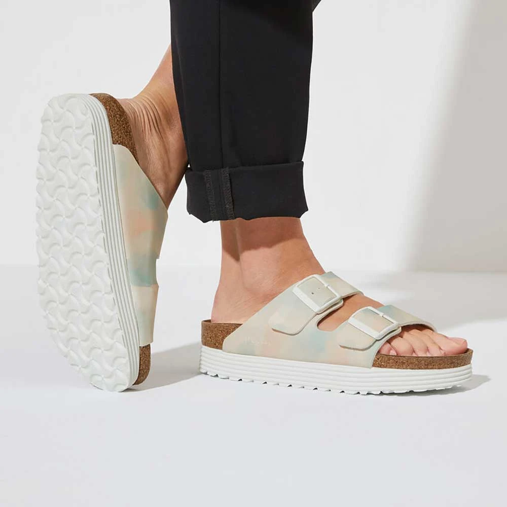 Birkenstock Women's Arizona Platform Sandal- Watercolor Pink- Medium/Narrow 5 Birkenstock Women's Arizona Platform Sandal- Watercolor Pink- Medium/Narrow - Image 3