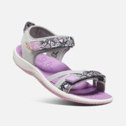 Keen Big Kids' Verano Sandal - Vapor/African Violet 8 Keen Big Kids' Verano Sandal - Vapor/African Violet -Sports Shoe Store 1024829 3Q PDP 1