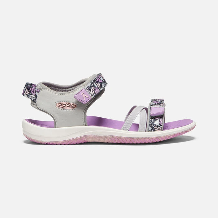 Keen Big Kids' Verano Sandal - Vapor/African Violet 3 Keen Big Kids' Verano Sandal - Vapor/African Violet