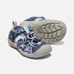 Keen Little Kids' Seacamp II CNX Sandal - Black Iris/African Violet 6 Keen Little Kids' Seacamp II CNX Sandal - Black Iris/African Violet -Sports Shoe Store 1025136 PPS PDP