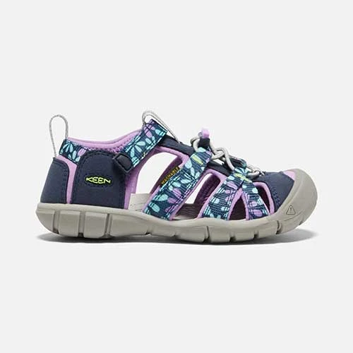 Keen Little Kids' Seacamp II CNX Sandal - Black Iris/African Violet 2 Keen Little Kids' Seacamp II CNX Sandal - Black Iris/African Violet