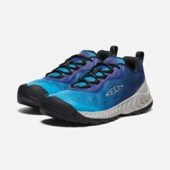 Keen Women's NXIS Speed Hiking Shoe- Fjord Blue/Ombre- Regular (B) -Sports Shoe Store 1027201 PLA PDP