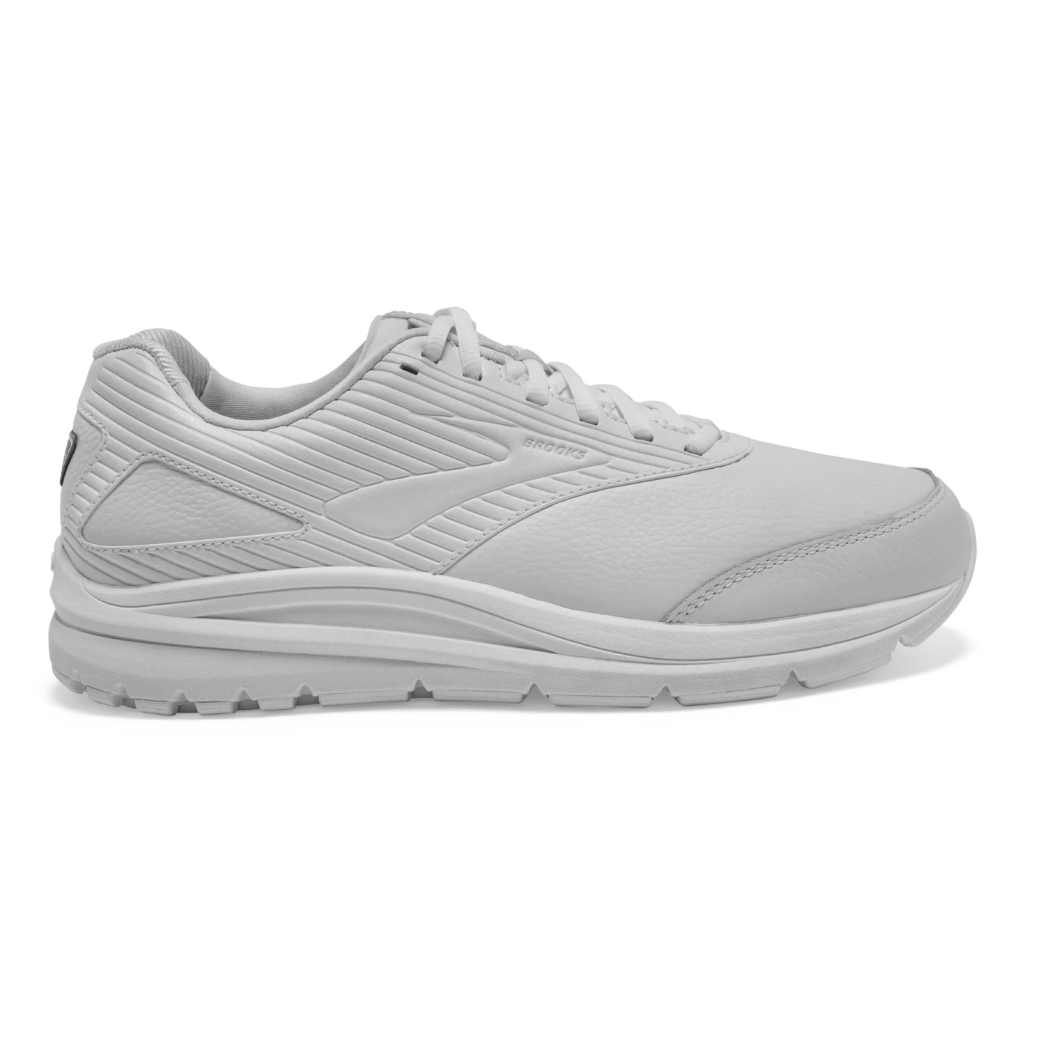 BROOKS Men's Addiction Walker 2 Walking Shoe- White/White-Narrow (B) 4 BROOKS Men's Addiction Walker 2 Walking Shoe- White/White-Narrow (B) - Image 2