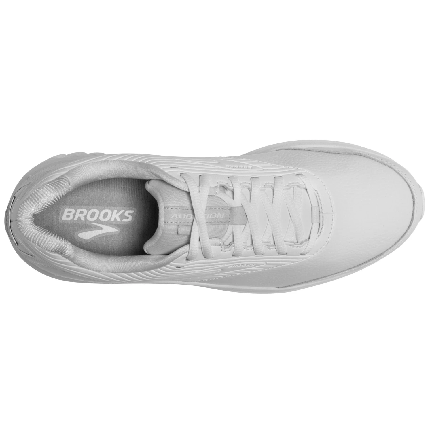 BROOKS Men's Addiction Walker 2 Walking Shoe- White/White-Narrow (B) 7 BROOKS Men's Addiction Walker 2 Walking Shoe- White/White-Narrow (B) - Image 5