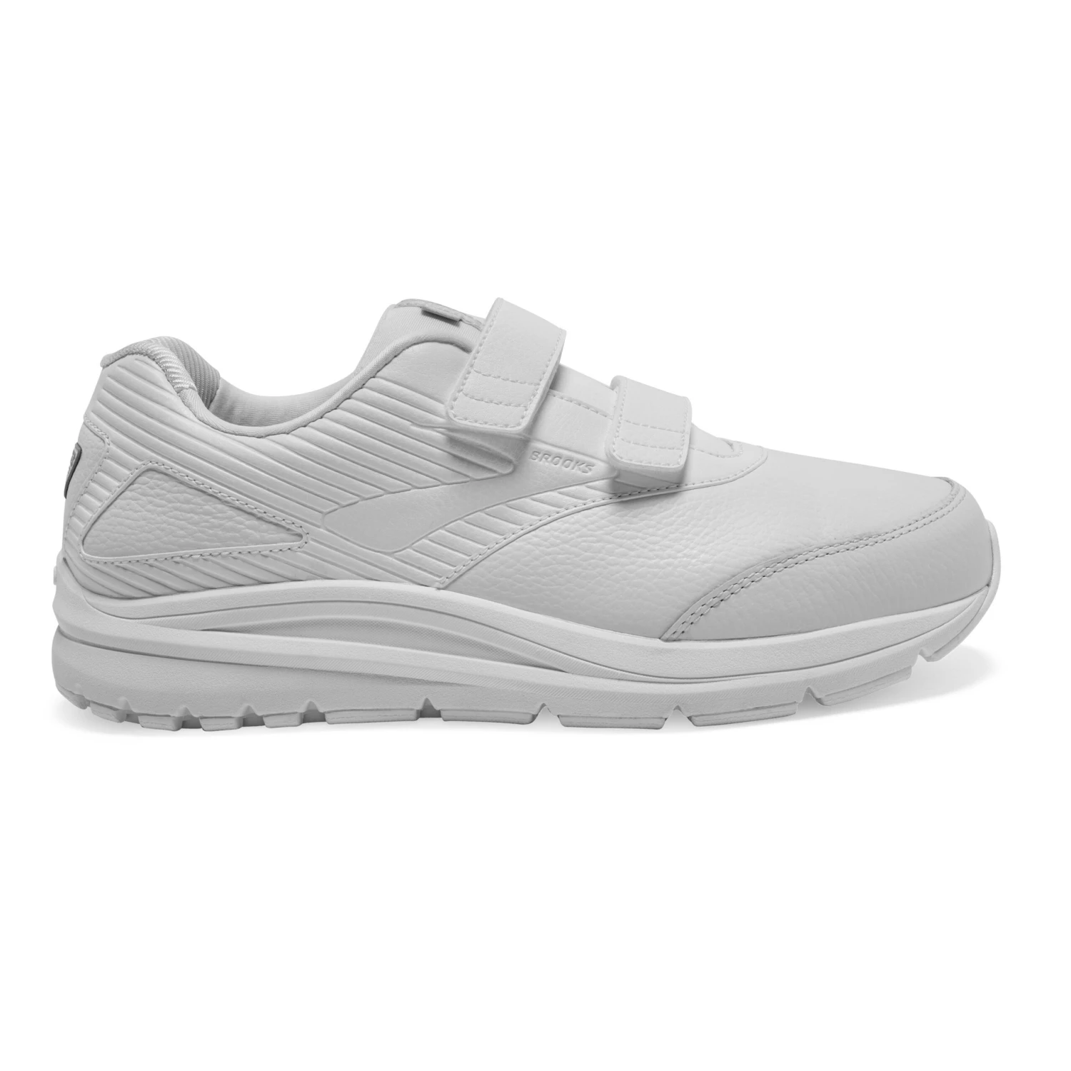 BROOKS Men's Addiction Walker V-Strap 2 Walking Shoe - White/White- Regular (D) 4 BROOKS Men's Addiction Walker V-Strap 2 Walking Shoe - White/White- Regular (D) - Image 2