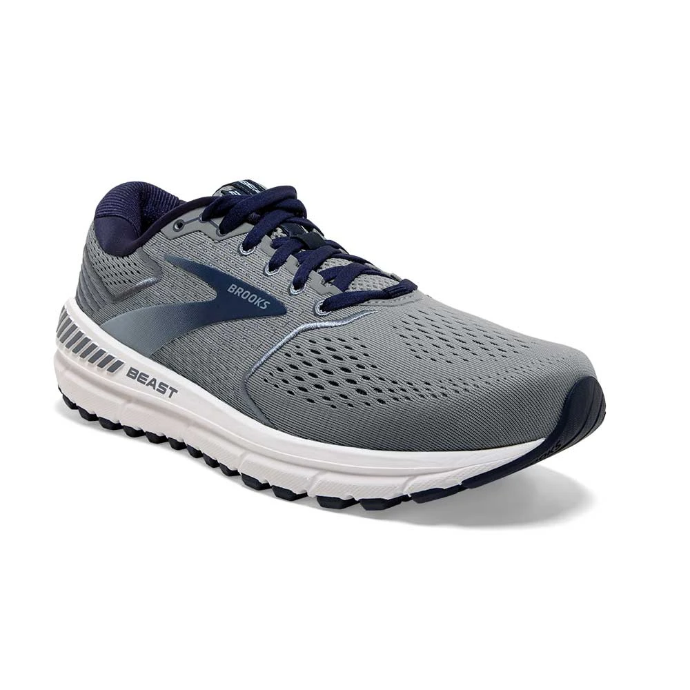 BROOKS Men's Beast 20 Running Shoe - Blue/Grey/Peacoat - Regular (D) 4 BROOKS Men's Beast 20 Running Shoe - Blue/Grey/Peacoat - Regular (D) - Image 2