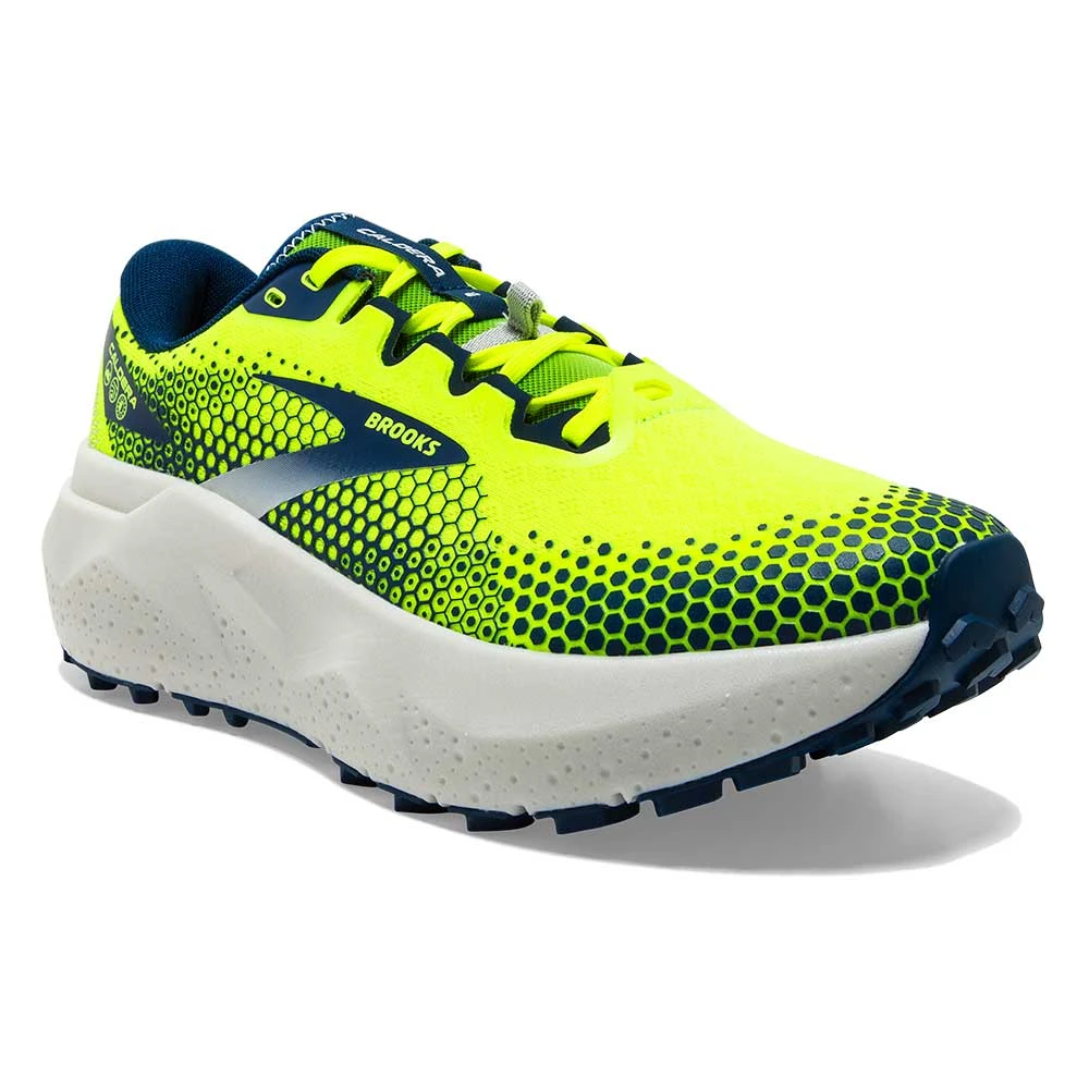 BROOKS Men's Caldera 6 Trail Running Shoe - Nightlife/Titan/Oyster Mushroom - Regular (D) 4 BROOKS Men's Caldera 6 Trail Running Shoe - Nightlife/Titan/Oyster Mushroom - Regular (D) - Image 2