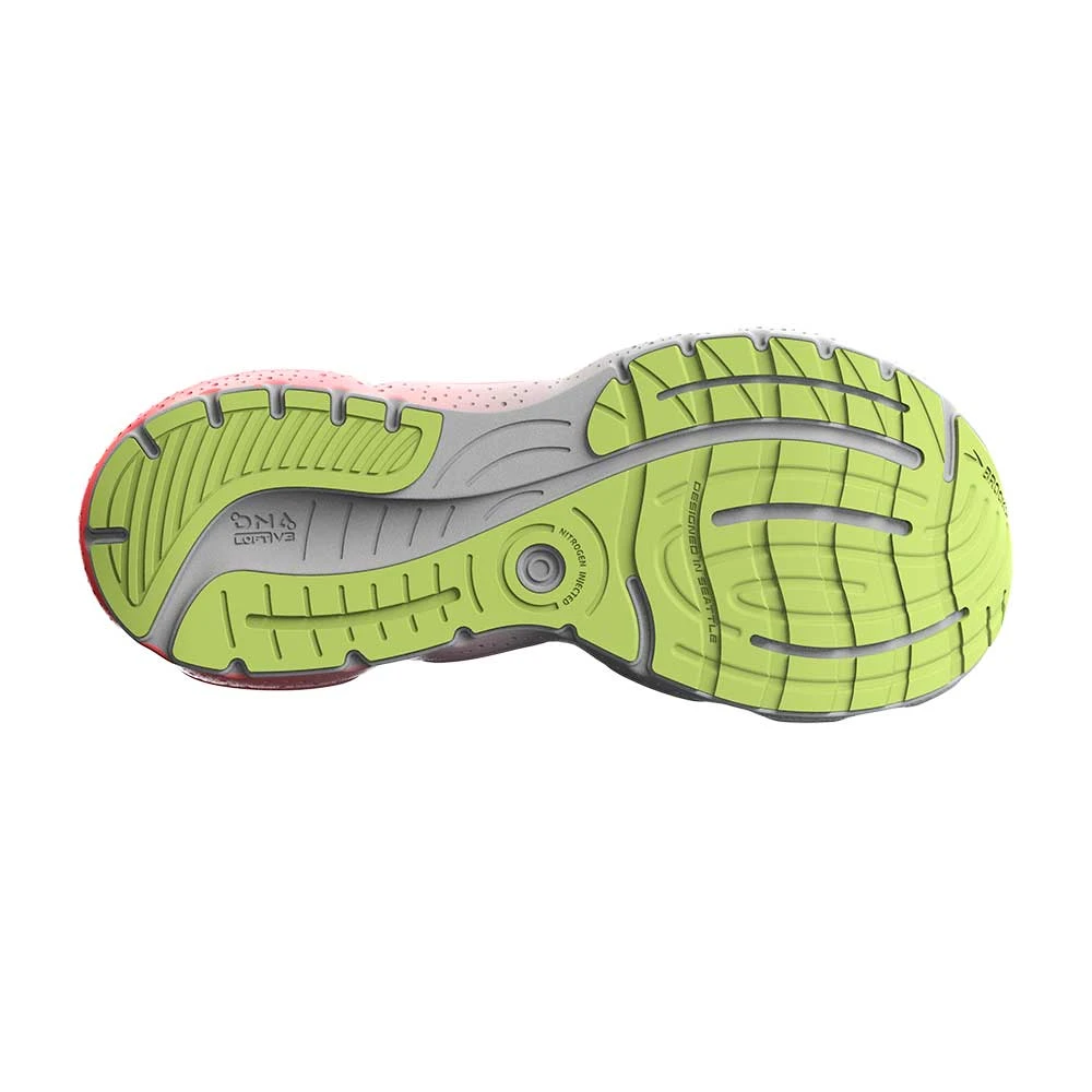 BROOKS Men's Glycerin 20 Running Shoe - Lime/Red/Ebony - Regular (D) 5 BROOKS Men's Glycerin 20 Running Shoe - Lime/Red/Ebony - Regular (D) - Image 3