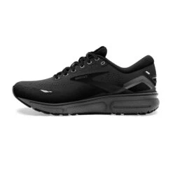 BROOKS Men's Ghost 15 Running Shoe - Black/Black/Ebony- Wide (2E) 12 BROOKS Men's Ghost 15 Running Shoe - Black/Black/Ebony- Wide (2E) -Sports Shoe Store 110393 020 M Ghost 15