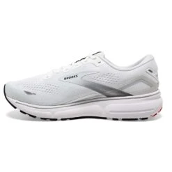 BROOKS Men's Ghost 15 Running Shoe- White/Black/Flame 13 BROOKS Men's Ghost 15 Running Shoe- White/Black/Flame -Sports Shoe Store 110393 184 M Ghost 15