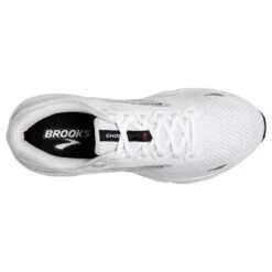 BROOKS Men's Ghost 15 Running Shoe- White/Black/Flame 14 BROOKS Men's Ghost 15 Running Shoe- White/Black/Flame -Sports Shoe Store 110393 184 O Ghost 15