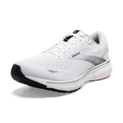 BROOKS Men's Ghost 15 Running Shoe- White/Black/Flame 11 BROOKS Men's Ghost 15 Running Shoe- White/Black/Flame -Sports Shoe Store 110393 184 Z Ghost 15