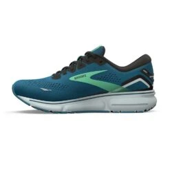 BROOKS Men's Ghost 15 Running Shoe - Moroccan Blue/Black/Spring Bud - Regular (D) -Sports Shoe Store 110393 462 M Ghost 15