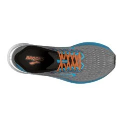 BROOKS Men's Hyperion Running Shoe - Grey/Atomic Blue/Scarlet - Regular (D) 12 BROOKS Men's Hyperion Running Shoe - Grey/Atomic Blue/Scarlet - Regular (D) -Sports Shoe Store 110407 020 O Hyperion