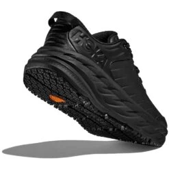 Hoka Women's Bondi SR Wide - Black/Black - Wide (D) -Sports Shoe Store 1110521 BBLC 4