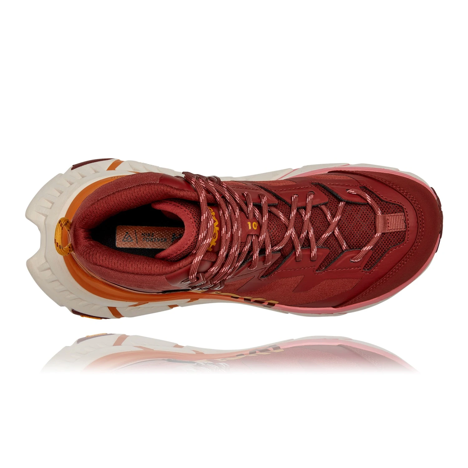 Hoka Women's TenNine Hike GoreTEXHiking Shoes - Cherry Mahogany/Strawberry Ice - Regular (B) 6 Hoka Women's TenNine Hike GoreTEXHiking Shoes - Cherry Mahogany/Strawberry Ice - Regular (B) - Image 4