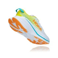 Hoka Men's Bondi X Running Shoe - White/Evening Primrose - Regular (D) -Sports Shoe Store 1113512 WEPR 3 1