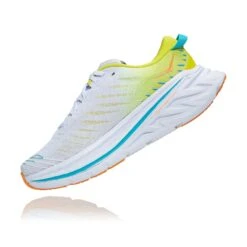 Hoka Men's Bondi X Running Shoe - White/Evening Primrose - Regular (D) -Sports Shoe Store 1113512 WEPR 4 1