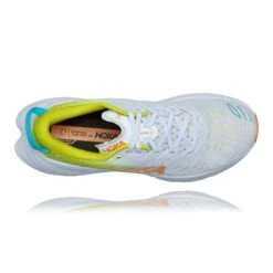 Hoka Men's Bondi X Running Shoe - White/Evening Primrose - Regular (D) -Sports Shoe Store 1113512 WEPR 5 1