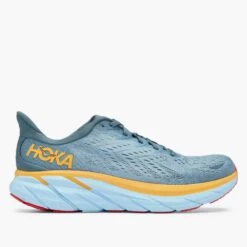 Hoka Men's Clifton 8 Running Shoe- Goblin Blue/Mountain Spring— Regular (D) 13 Hoka Men's Clifton 8 Running Shoe- Goblin Blue/Mountain Spring— Regular (D) -Sports Shoe Store 1119393 GBMS 7