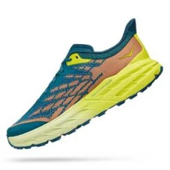 Hoka Men's Speedgoat 5 Trail Shoes - Blue Coral/Evening Primrose - Regular (D) 11 Hoka Men's Speedgoat 5 Trail Shoes - Blue Coral/Evening Primrose - Regular (D) -Sports Shoe Store 1123157 BCEP 4