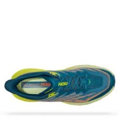 Hoka Men's Speedgoat 5 Trail Shoes - Blue Coral/Evening Primrose - Regular (D) 12 Hoka Men's Speedgoat 5 Trail Shoes - Blue Coral/Evening Primrose - Regular (D) -Sports Shoe Store 1123157 BCEP 5