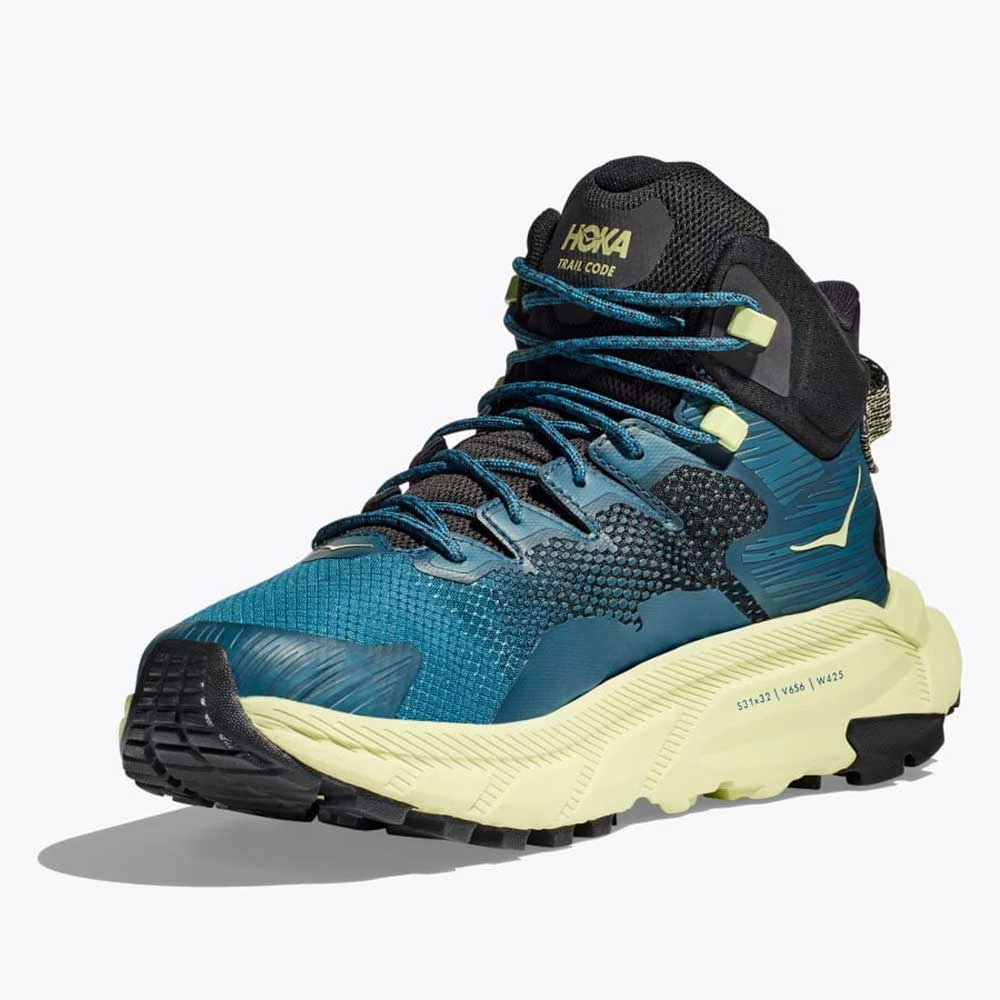 Hoka Men's Trail Code GTX Hiking Boot- Blue Graphite/Blue Coral 5 Hoka Men's Trail Code GTX Hiking Boot- Blue Graphite/Blue Coral - Image 3