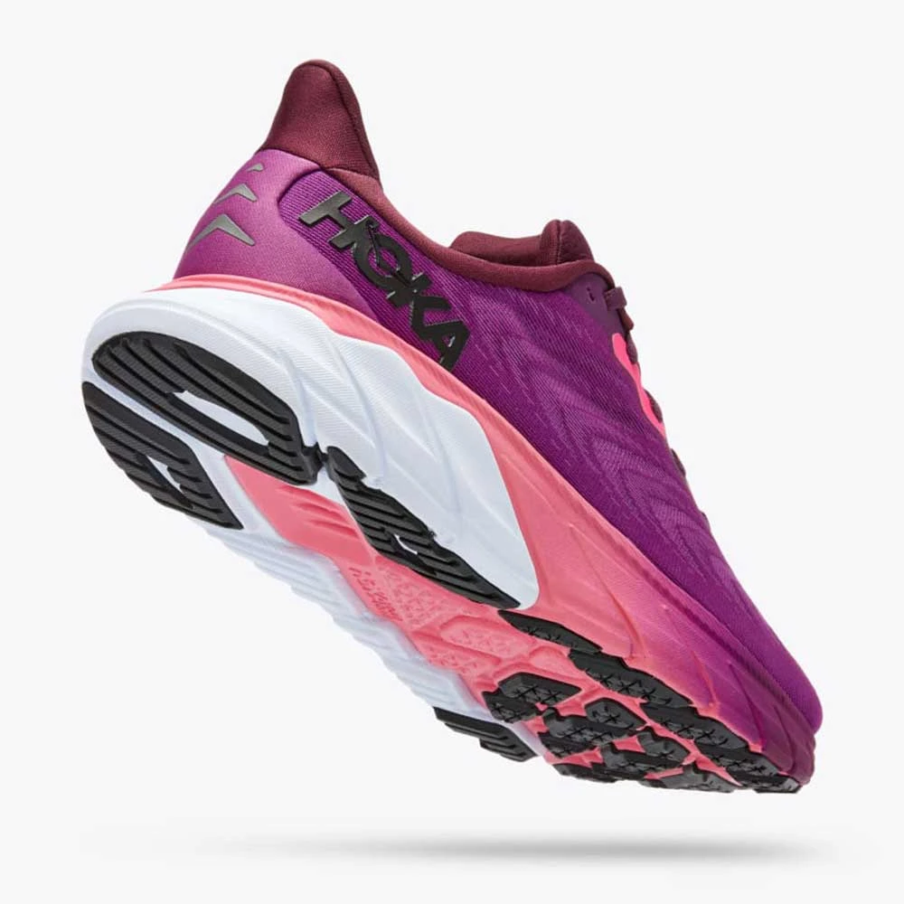 Hoka Women's Arahi 6 Running Shoe - Grape Wine/Beautyberry- Regular (B) 5 Hoka Women's Arahi 6 Running Shoe - Grape Wine/Beautyberry- Regular (B) - Image 3