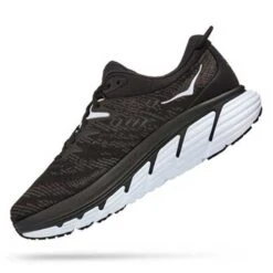 Hoka Men's Gaviota 4 Running Shoe - Black/White - Regular (D) -Sports Shoe Store 1123198 BWHT 4