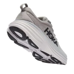 Hoka Men's Bondi 8 Running Shoes- Sharkskin/Harbor Mist- Regular (D) -Sports Shoe Store 1123202 SHMS 3