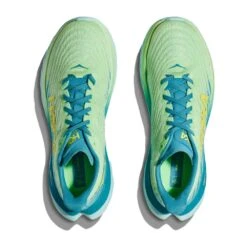 Hoka Men's Mach 5 Running Shoe - Lime Glow/Ocean Mist - Regular (D) 9 Hoka Men's Mach 5 Running Shoe - Lime Glow/Ocean Mist - Regular (D) -Sports Shoe Store 1127893 LGOM 2