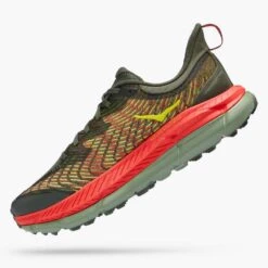 Hoka Men's Mafate Speed 4 Trail Shoe - Thyme/Fiesta- Regular (D) 11 Hoka Men's Mafate Speed 4 Trail Shoe - Thyme/Fiesta- Regular (D) -Sports Shoe Store 1129930 TFST 4